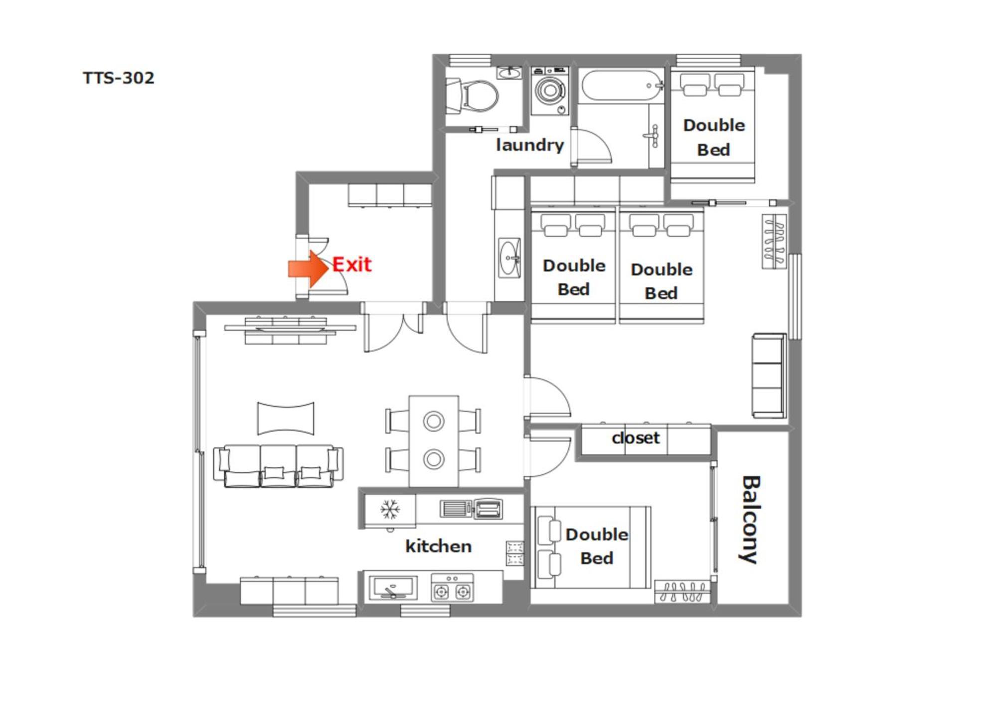 豊月荘 Toyotsuki Apartamento Osaca Exterior foto